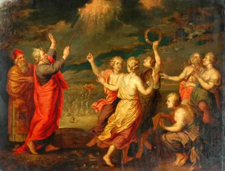 The Israelites Rejoicing After Crossing The Red Sea